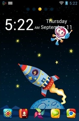 Space Go Launcher Android Theme Image 1