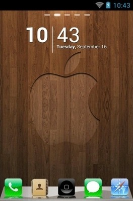 iPhone Go Launcher Android Theme Image 1