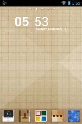 Origami Go Launcher Android Theme Image 1