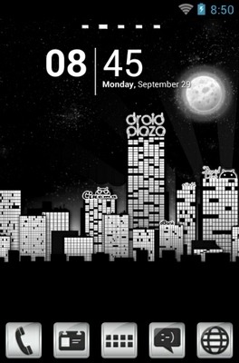 Droid City Go Launcher Android Theme Image 1