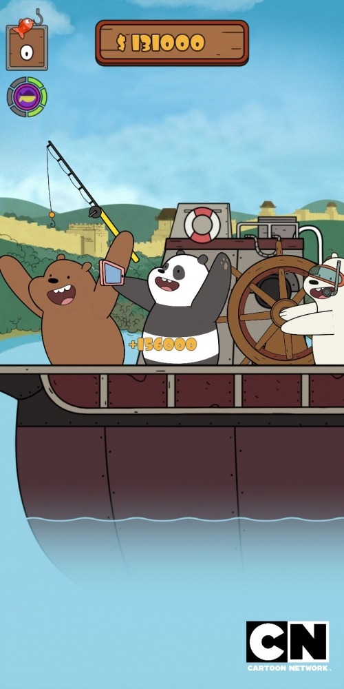 We Bare Bears: Crazy Fishing Android Game Image 1
