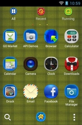 Plaid Complex Go Launcher Android Theme Image 2