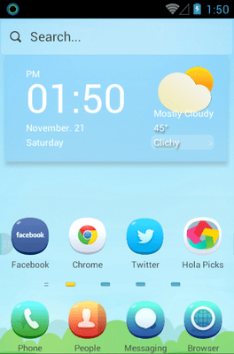 Fairy Tale Hola Launcher Android Theme Image 1