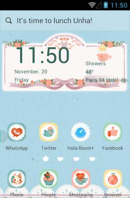 Afternoon Tea Hola Launcher Android Theme Image 1