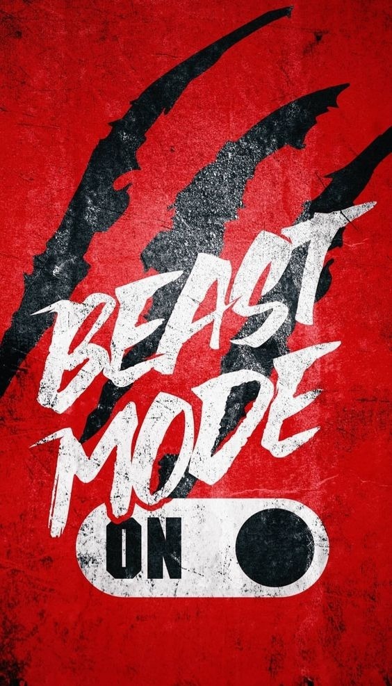 Beast Mode Mobile Phone Wallpaper Image 1