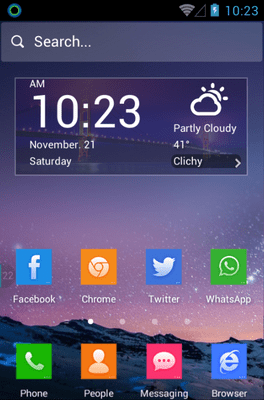 Cool Cube Hola Launcher Android Theme Image 1