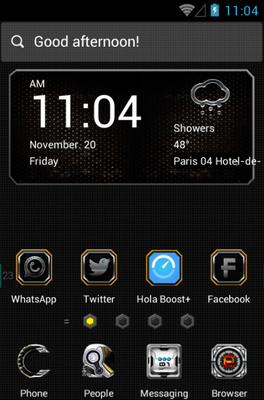 Tech War Hola Launcher Android Theme Image 1