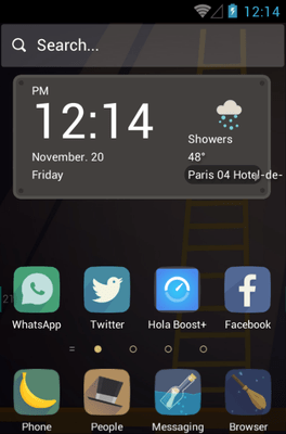 The Attic Loft Hola Launcher Android Theme Image 1