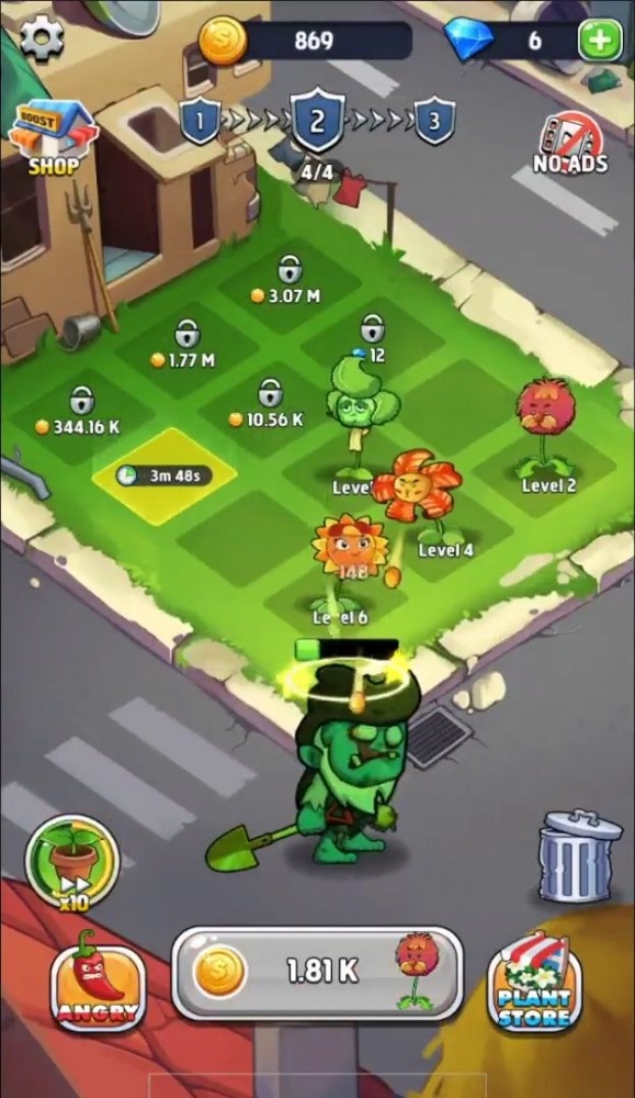 Merge Plants: Zombie Defense Android Game Image 3