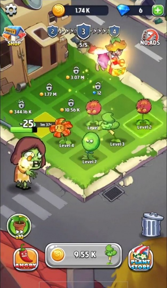Merge Plants: Zombie Defense Android Game Image 4