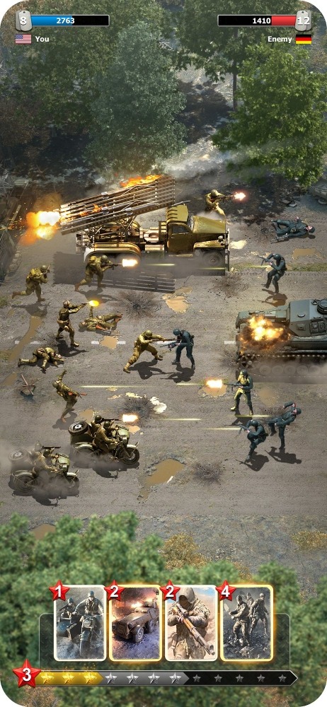 Heroes Of War: WW2 Idle RPG Android Game Image 3