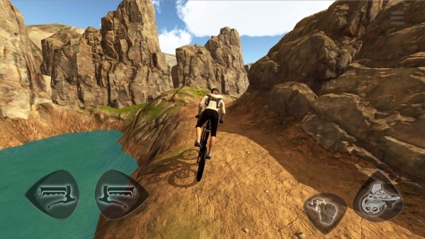 Mountain Bike Freeride Android Game Image 1