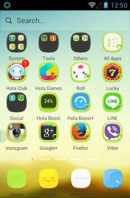 Morning Light Hola Launcher Android Theme Image 2