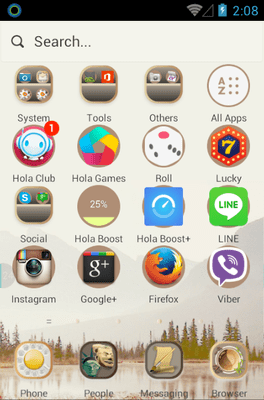 Fusion China Hola Launcher Android Theme Image 2