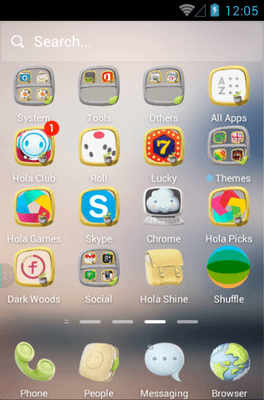 Peaceful Hola Launcher Android Theme Image 2