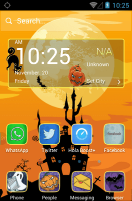 Spooktacular Hola Launcher Android Theme Image 1