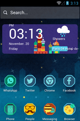 The Russian Venice Hola Launcher Android Theme Image 1