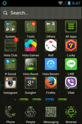 Dangerous Ruins Hola Launcher Android Theme Image 2