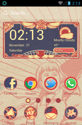 Work Is Glorious Hola Launcher Android Theme Image 1