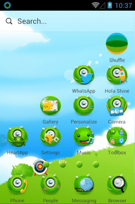 MonsterOce Hola Launcher Android Theme Image 2