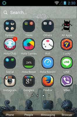 Magic Legend Hola Launcher Android Theme Image 2