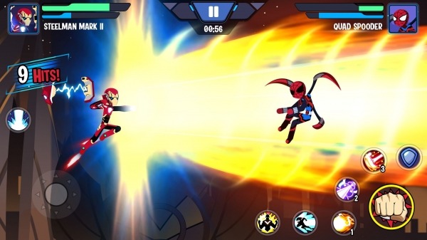 Stickman Superhero - Super Stick Heroes Fight Android Game Image 3