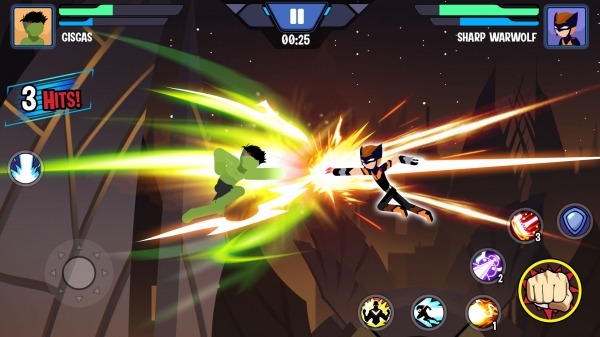 Stickman Superhero - Super Stick Heroes Fight Android Game Image 4