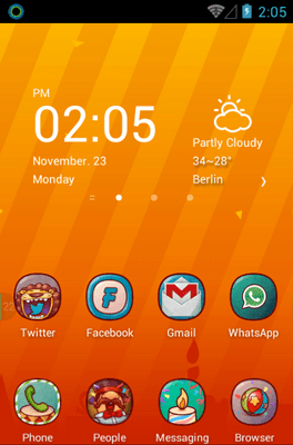 Hola Day Hola Launcher Android Theme Image 1