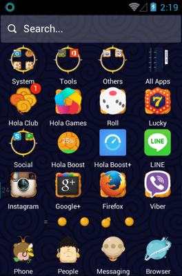 Pilgrimage Of The Four Hola Launcher Android Theme Image 2
