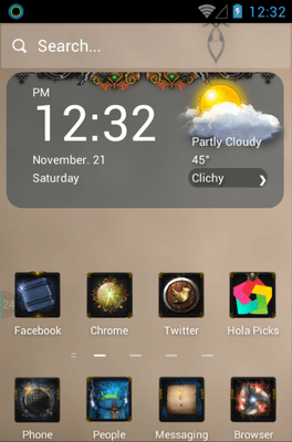 Knight Legend Hola Launcher Android Theme Image 1