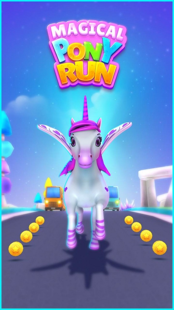 Magical Pony Run - Unicorn Runner Android Game Image 1