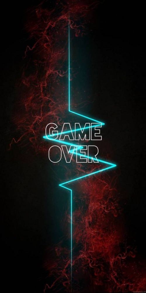 Game Over Mobile Phone Wallpaper Image 1