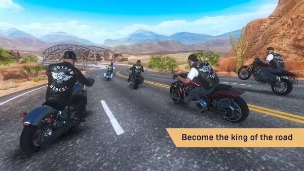 Outlaw Riders: War Of Bikers Android Game Image 3