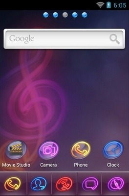 Colorlight Go Launcher Android Theme Image 2