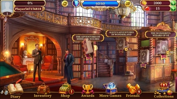 Sherlock: Hidden Match-3 Cases Android Game Image 1