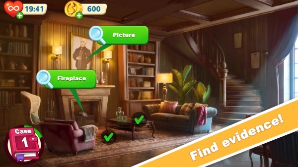 Jane&#039;s Detective Stories: Mystery Crime Match 3 Android Game Image 2