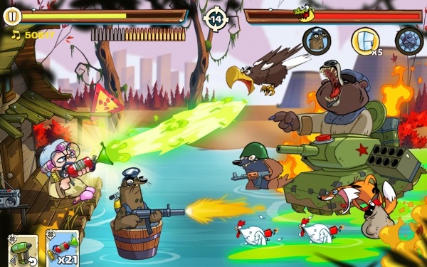 Swamp Attack 2 Android Game Image 2