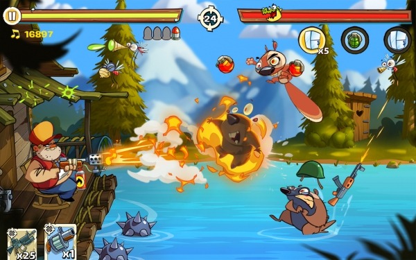 Swamp Attack 2 Android Game Image 3