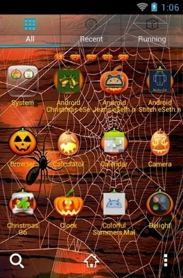 Happy Halloween Night Go Launcher Android Theme Image 2