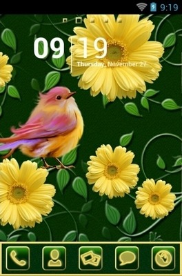 Spring Go Launcher Android Theme Image 1