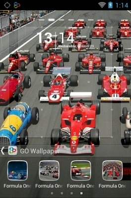 Formula One Go Launcher Android Theme Image 2