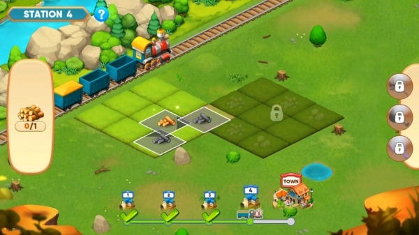 Merge Train Town! Android Game Image 1