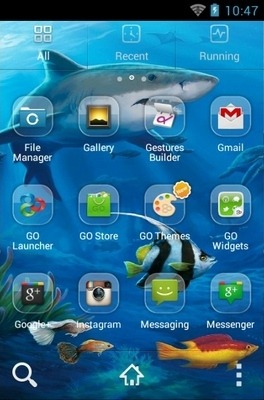 Shark Go Launcher Android Theme Image 2