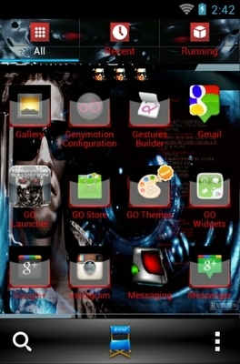 Terminator Go Launcher Android Theme Image 2