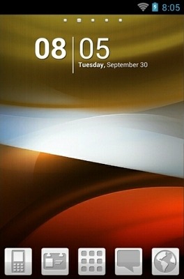 Abstract Dream Go Launcher Android Theme Image 1