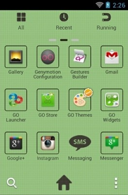 Retro Android Go Launcher Android Theme Image 2