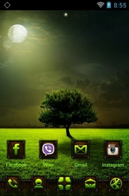 Moonlight Go Launcher Android Theme Image 1