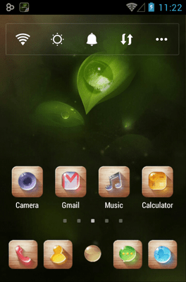 Dewdrop Go Launcher Android Theme Image 1
