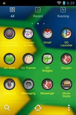 Brazil Style Go Launcher Android Theme Image 2