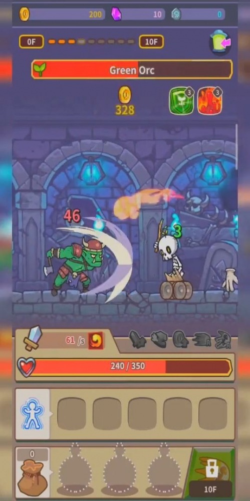 Hybrid Warrior : Dungeon Of The Overlord Android Game Image 1